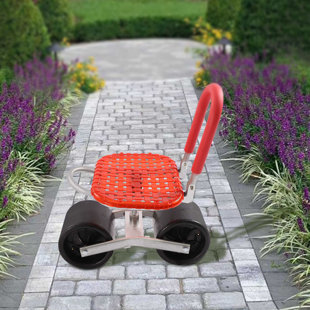 Portable stool store with wheels